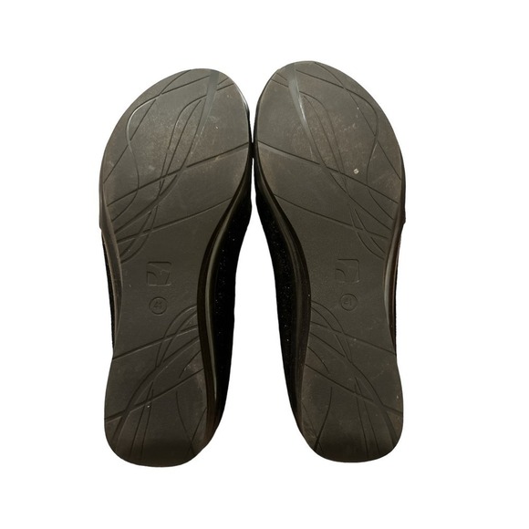 Revere Women's Slip On Naples Stretch Comfort Casual Loafer Shoes Size 10M Black - Picture 7 of 9